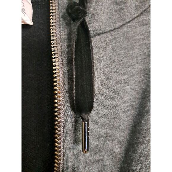 Ideology Zip Up Long Sleeve Embroidered Hooded Jacket - Picture 10 of 11